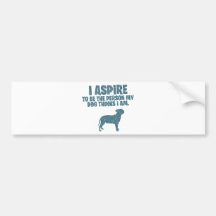 Staffordshire Bull Terrier Bumper Sticker