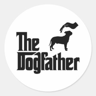 Staffordshire Bull Terrier Classic Round Sticker