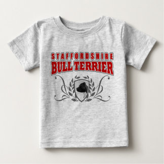 Staffordshire Bull Terrier COA red text Baby T-Shirt