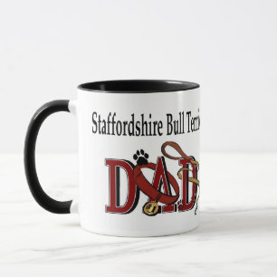 Staffordshire Bull Terrier Dad Gifts Mug