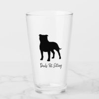 Staffordshire Bull Terrier Dog Silhouette Staffy