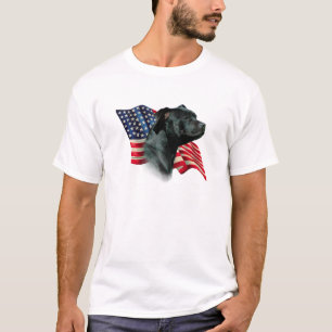 Staffordshire Bull Terrier Flag T-Shirt