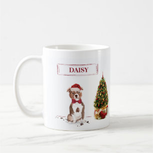 Staffordshire Bull Terrier Funny Christmas Dog Coffee Mug