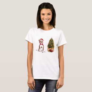 Staffordshire Bull Terrier Funny Christmas Dog T-Shirt