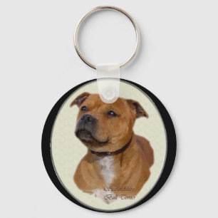 Staffordshire Bull Terrier Gifts Key Ring