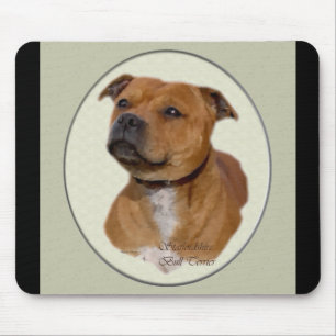 Staffordshire Bull Terrier Gifts Mouse Pad
