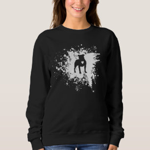 Staffordshire Bull Terrier Lover Funny Pet Dog Lov Sweatshirt