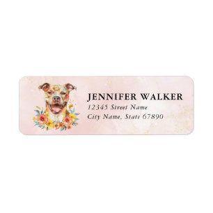 Staffordshire Bull Terrier Return Address Labels