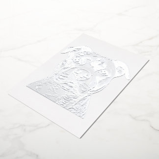 Staffordshire Bull Terrier (Staffy) Foil Notecard