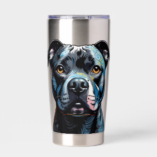 Staffordshire Bull Terrier (Staffy) Foil Notecard Insulated Tumbler