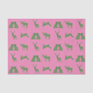 Staffordshire Dogs Topiary Deer Rabbit   Tissue Paper
