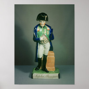 Staffordshire figure of Napoleon Bonaparte Poster
