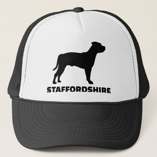 Staffordshire Terrier Trucker Hat (Front)