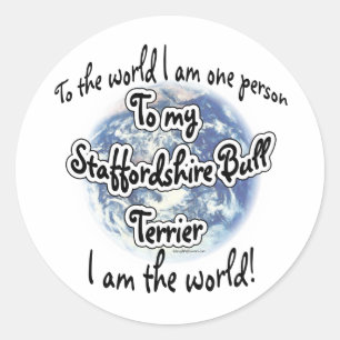 Staffordshire Terrier World 2 - Sticker