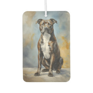 Stafforshire Terrier Car Air Freshener