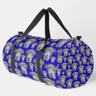 Staffy Bull Terrier Puppy Pattern, Duffle Bag