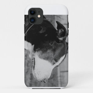 staffy bw.png iPhone 11 case