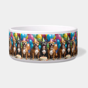 Staffy Celebration: A Birthday Party with Cake