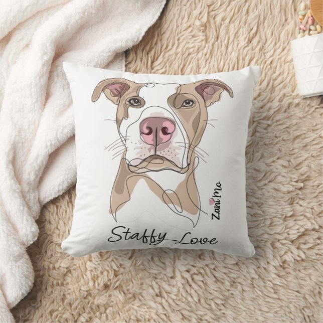 Staffy Love - Zani Mo Protection Cushion (Blanket)