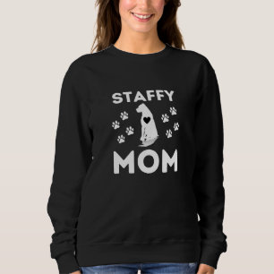 Staffy Mom - Vector Staffordshire Sweatshirt
