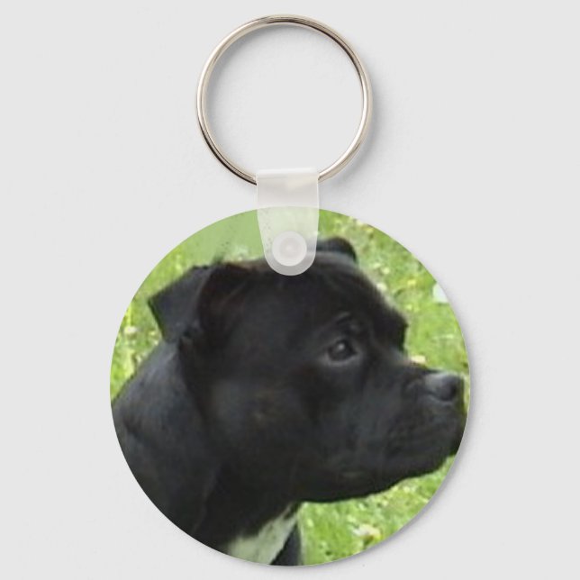 staffy.png key ring (Front)