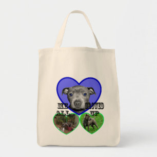 Staffy Puppy All Grown Up Design, Tote Bag