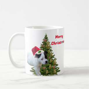 Staffy Puppy Christmas, Coffee Mug