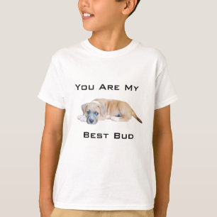 Staffy Puppy Your My Best Bud, T-Shirt