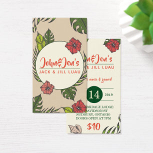 Stag and Doe Tickets - Hawaiian Luau Tropical