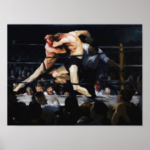 Stag at Sharkey's by George Bellows Poster