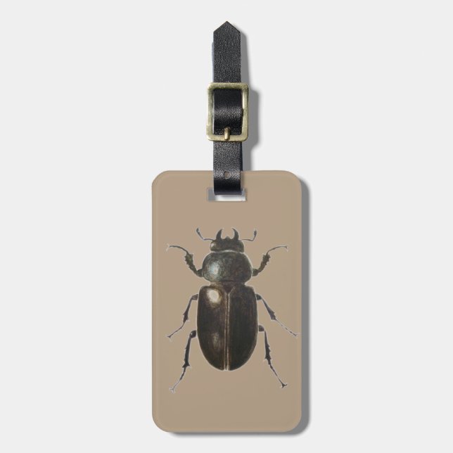 Stag Beetle 2011 Luggage Tag (Front Vertical)