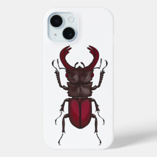 Stag beetle iPhone 15 case
