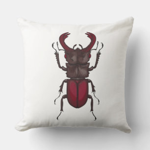 Stag beetle cushion