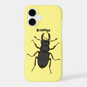 Stag beetle insect illustration