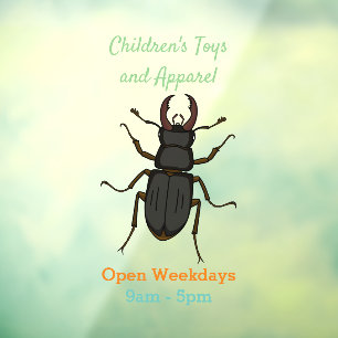 Stag beetle insect illustration