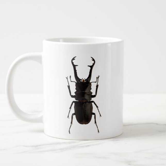 Stag Beetle Large Coffee Mug (Left)