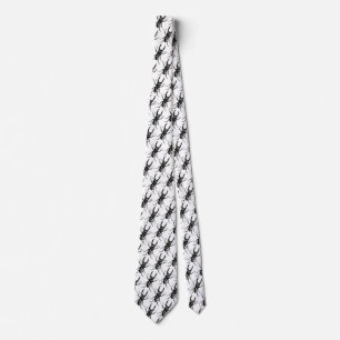 Stag Beetle Pattern Tie