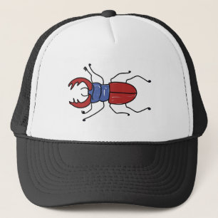 stag-beetle trucker hat