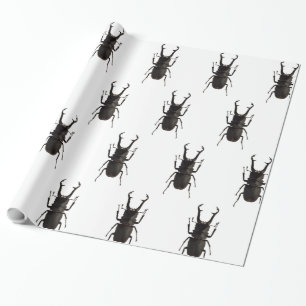 Stag Beetle Wrapping Paper