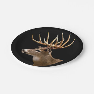 Stag Buck Deer Paper Plate