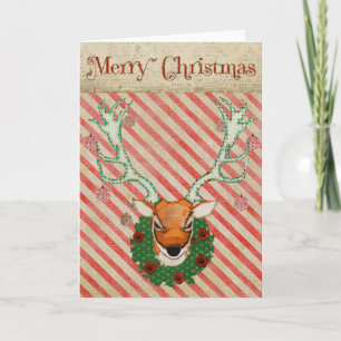 Stag Christmas Card