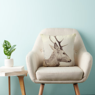 Stag cushion