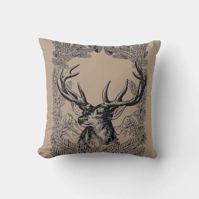 Stag Cushion (Front)