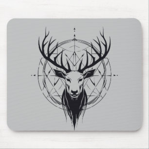 Stag Deer Animal Freedom World Wildlife Wonder Art Mouse Pad