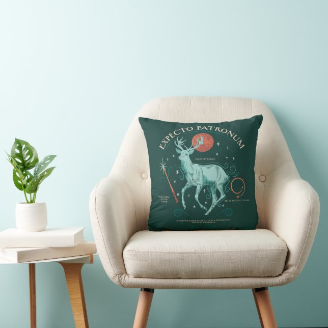 Stag Expecto Patronum Graphic Cushion (Chair)