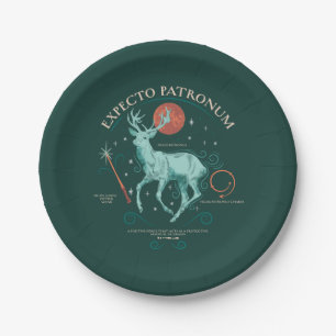 Stag Expecto Patronum Graphic Paper Plate