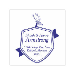 Stag Head Self-Inking Return Address Stamp