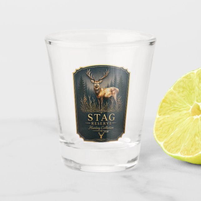 STAG – HUNTING COLLECTION  SHOT GLASS (Front)