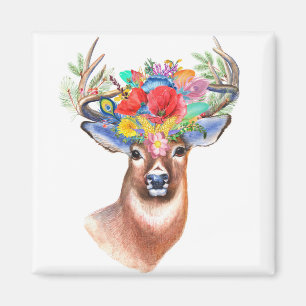 Stag in Colours Magnet