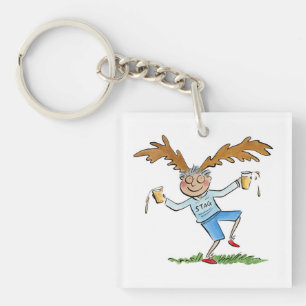 Stag Key Ring